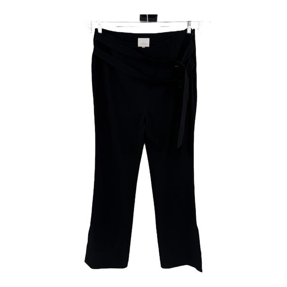 Cinq a Sept pants Hadlee belted wide leg double buckle open ankle size 16 - Picture 2 of 7